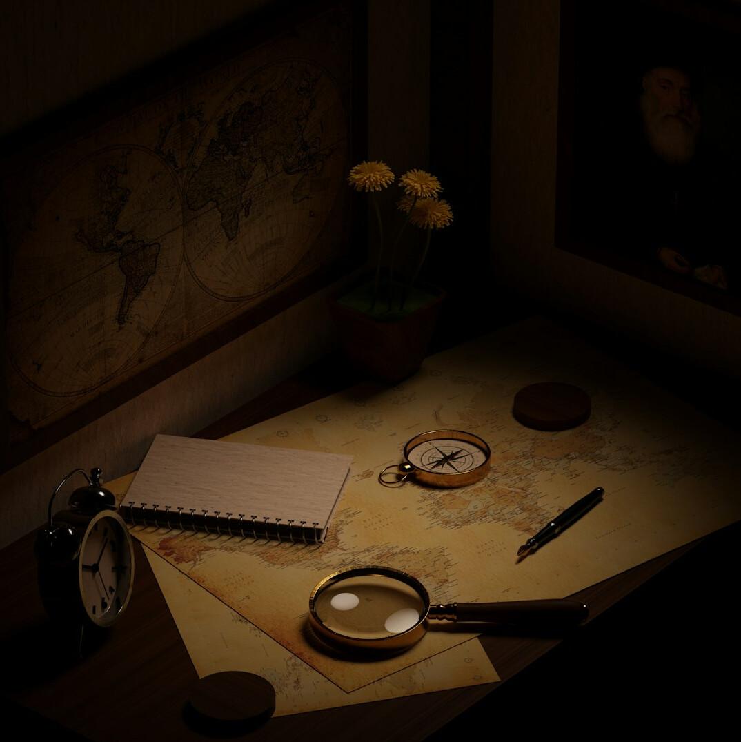 classic detective illustration