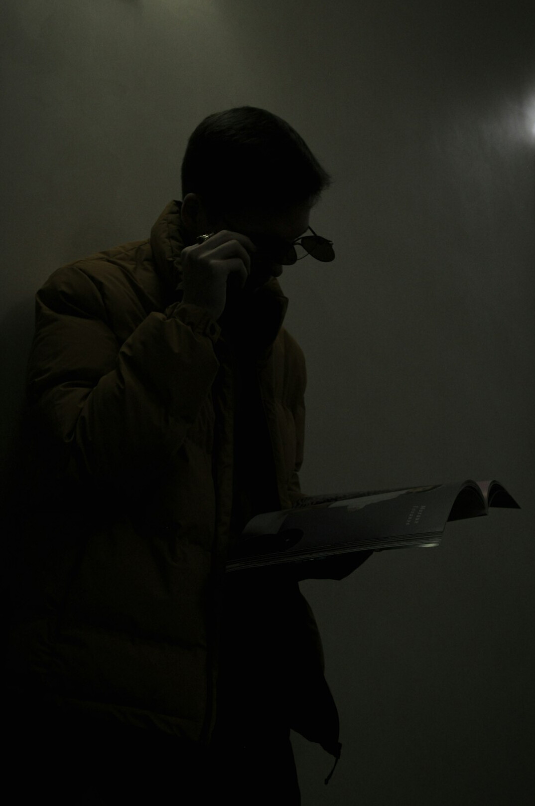 detective examining clues