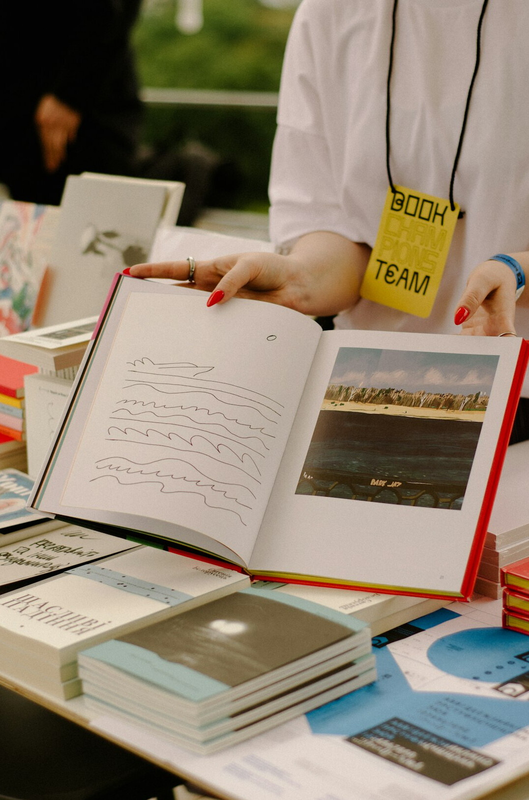book signing event